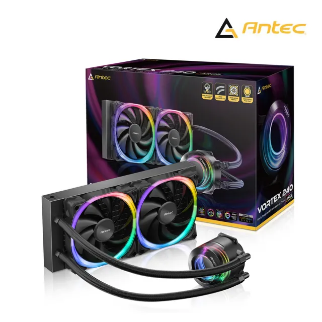 【Antec】安鈦克 Vortex 240 水冷散熱器