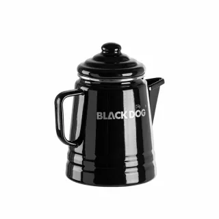 【Blackdog】黑化輕奢琺瑯咖啡壺2L YC011(台灣總代理公司貨)