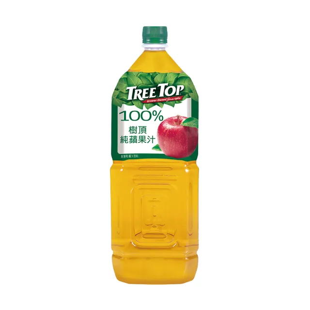 【Tree Top 樹頂】100%蘋果汁2000ml X 6入(樹頂蘋果汁)