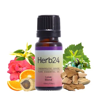 【草本24】Herb24 愛 複方純質精油 10ml(給予愛的力量、100%純植物萃取)