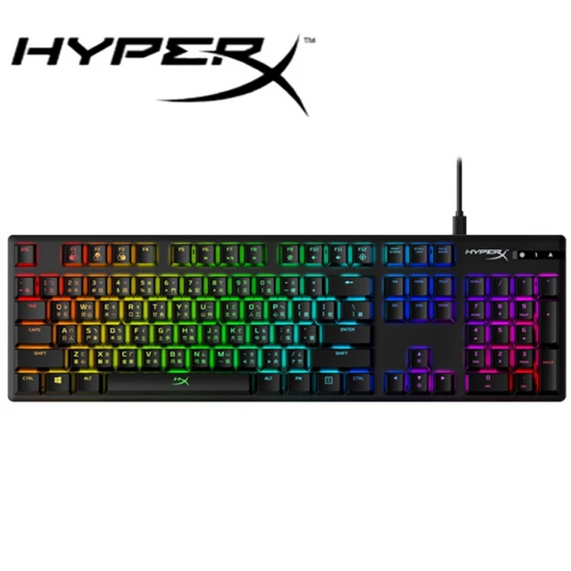 【HyperX】Alloy Origins 機械式電競鍵盤-HyperX輕快紅軸(4P4F6AY)