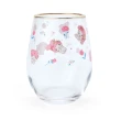 【小禮堂】美樂蒂 無把透明玻璃杯 325ml - 夏日氣泡特調(平輸品)