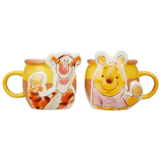 【sunart】迪士尼 小熊維尼 蜂蜜罐造型對杯 馬克杯 維尼&跳跳虎(餐具雜貨)