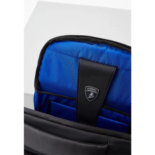 【Automobili Lamborghini】藍寶堅尼 義大利頂級後背包 LBZA00327T(黑色)