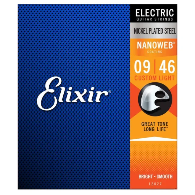【ELIXIR】Nanoweb NICKEL PLATED STEEL 鍍鎳鋼電吉他包膜弦(原廠公司貨)