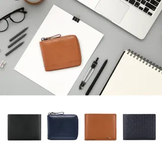 【pierre cardin 皮爾卡登】經典款皮革短夾(皮夾 男)