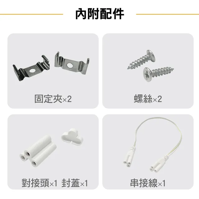 【加特屋】T5 4尺20W 全光譜 植物燈 4000K Ra99 植物生長燈 2入組(附串接線 太陽光 支架燈)
