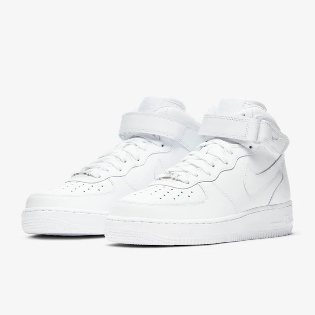 NIKE 耐吉 WMNS AIR FORCE 1 07 MID 白色 女鞋(DD9625-100)