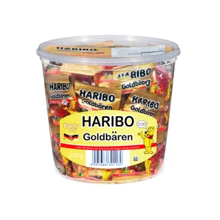 【美式賣場】HARIBO 哈瑞寶 金熊Q軟糖x4罐組(1kg/罐)