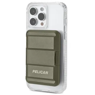 【PELICAN】MagSafe 專用硬式磁吸卡片收納盒(OD綠色)