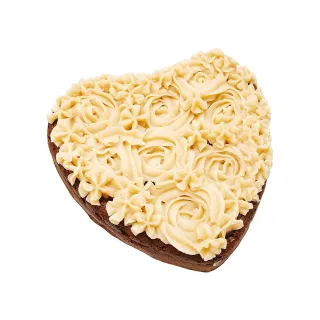 【i3微澱粉】蛋糕-愛心巧克力限糖蛋糕-6吋1顆(限卡 低澱粉 手作蛋糕)(交換禮物)