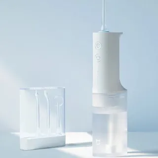 【小米】米家大容量水箱電動沖牙機(含4種噴嘴 沖牙器 牙齒清潔 口腔護)
