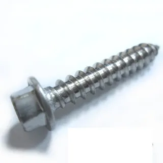 六角頭螺絲 1/4 × 1-1/2 〞不銹鋼水泥壁釘 200入(白鐵六角華司鐵板牙)