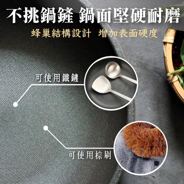 【米雅可】陶瓷不沾炒鍋 33cm 無蓋(台灣製造)