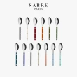 【Sabre Paris】Bistrot純色系列-亮面不鏽鋼茶匙/點心匙2入(13色任選)
