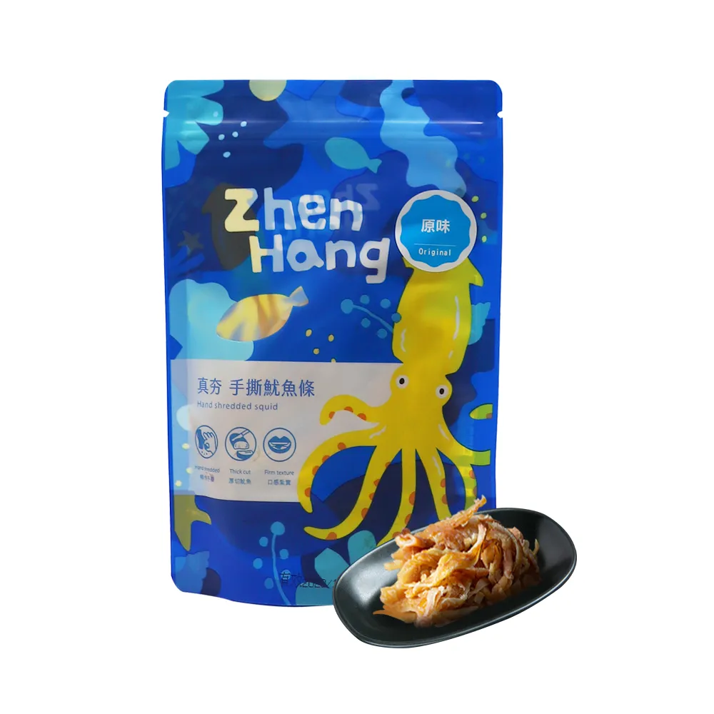 【HANXUAN】真夯手撕魷魚條5入組(100g/入 原味*2+麻辣*1+芥末*2)