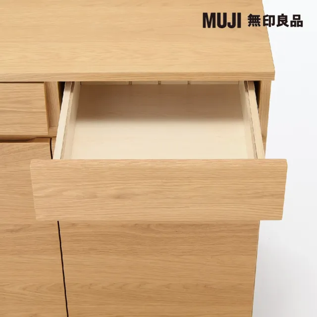 【MUJI 無印良品】橡木收納櫃/木門(大型家具配送)