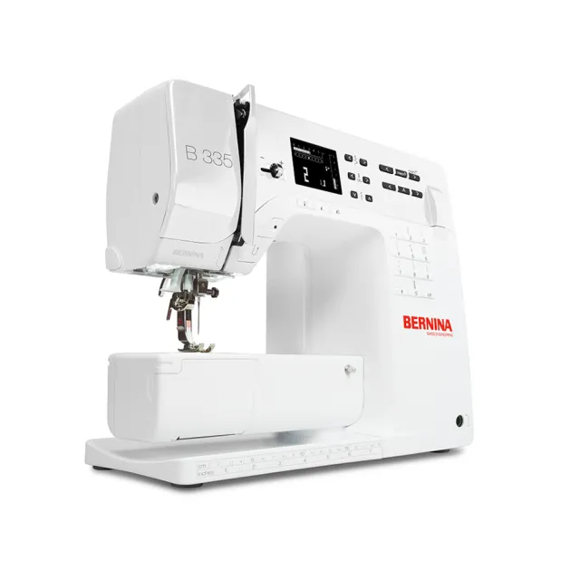 【BERNINA】LCD液晶電腦式縫紉機 B335(半自動穿線器/模樣鏡射功能/115種花樣/附輔助板)