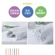 【UdiLife】純淨無染 細網角型洗衣袋 60x60cm 5入(MIT 台灣製造 洗衣網 方型 密網 防變形 網眼透氣 收納)