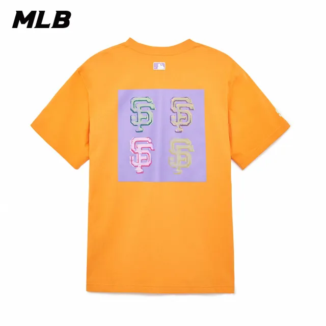 【MLB】短袖T恤 POP ART系列 舊金山巨人隊(3ATSL0233-14ORS)