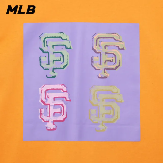【MLB】短袖T恤 POP ART系列 舊金山巨人隊(3ATSL0233-14ORS)