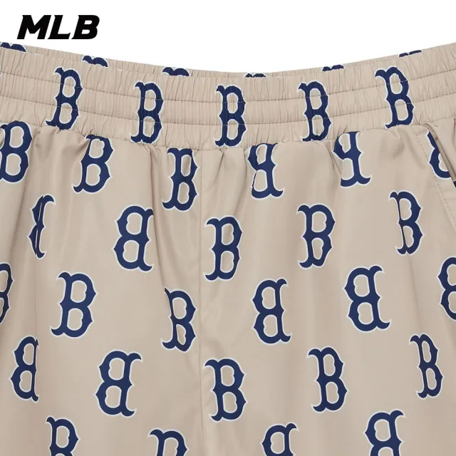 【MLB】休閒短褲 MONOGRAM系列 波士頓紅襪隊(3ASMM0133-43BGL)