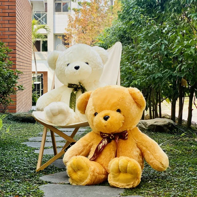 【歐比邁】大熊熊玩偶 台灣填充棉花(30吋孔雀絨熊 1030012)