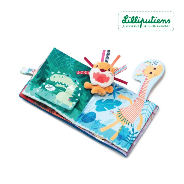 【Lilliputiens】生活布書-傑克和他的朋友| 寶寶布書 聲響書 情境書