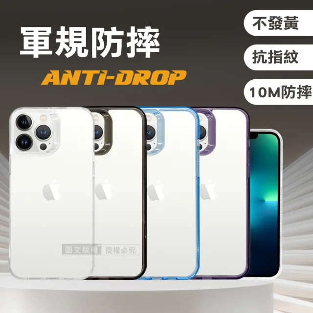 【VOORCA】iPhone 13 Pro Max 6.7吋 軍規防摔保護殼 防指紋四角強化 手機殼