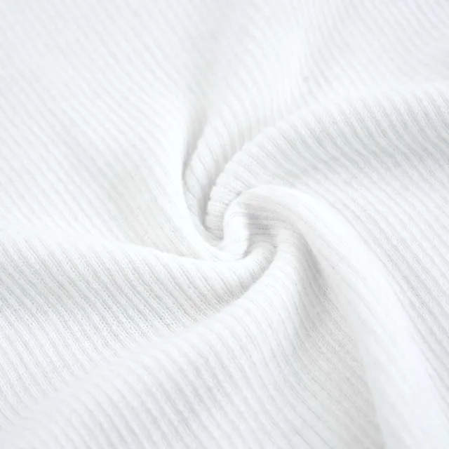 【5th STREET】女裝素面細針針織上衣(白色)