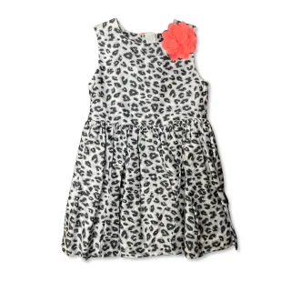 【mothercare】專櫃童裝 豹紋短袖洋裝(2-5歲)