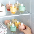 【Dagebeno荷生活】夏季冰棒DIY製冰盒 棒棒糖造型輕鬆脫膜好清洗圓型冰球冰格(四色各一入)