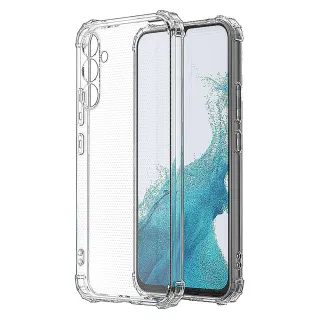 【YADI】Samsung Galaxy A34 美國軍方米爾標準測試認證軍規手機空壓殼(四角空壓氣囊防摔/透明TPU)