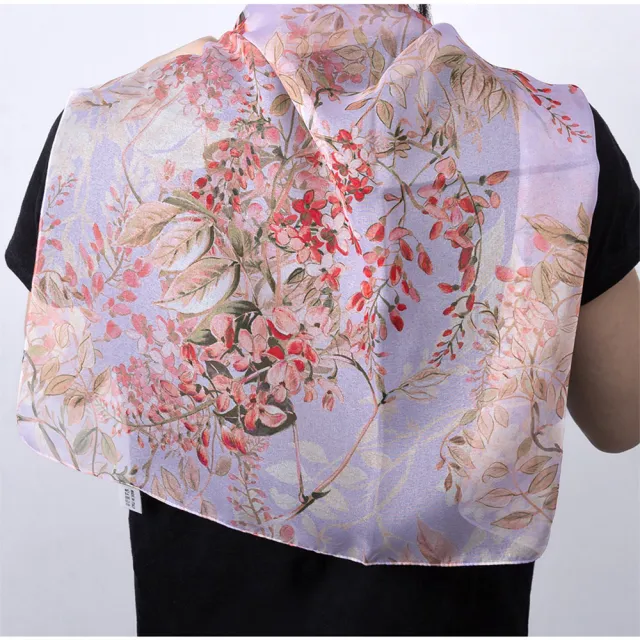 【iTa.a】100%義大利制造二合一絲巾禮盒組(40×160cm長方巾＋53×53cm小方巾－Aa3)