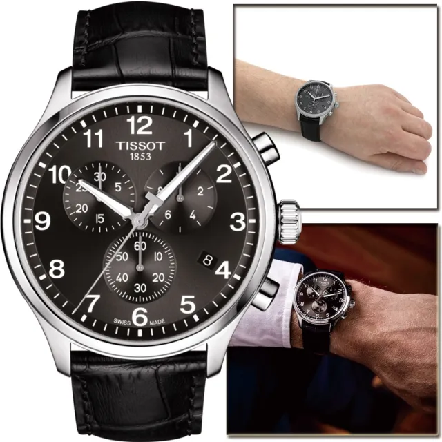 【TISSOT 天梭】Chrono XL韻馳系列經典計時腕錶(T1166171605700)中秋 送禮自用首選