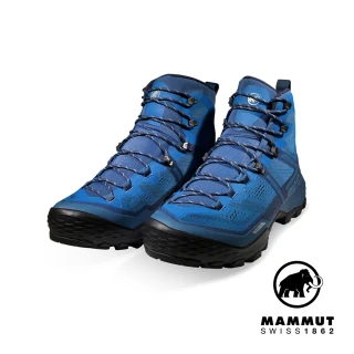 【Mammut 長毛象官方直營】Ducan High GTX 高筒登山健行鞋 男款 藍寶石 #3030-03471