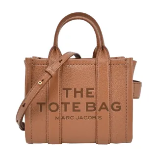 【MARC JACOBS 馬克賈伯】THE LEATHER MICRO TOTE 皮革兩用托特包(棕)