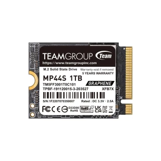 【Team 十銓】MP44S 1TB M.2 2230 PCIe 4.0 SSD 固態硬碟(讀5000MB ; 寫3500MB)