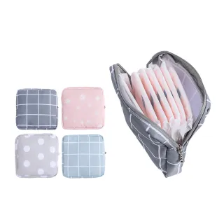 【SYU】日系防潑水 衛生棉收納包 二入組 小物收納包 化妝包 隨身包(小物收納包 萬用收納包)