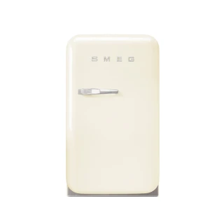 【SMEG】彩色復古迷你冰箱34L-奶油色(FAB5RCR3TW)