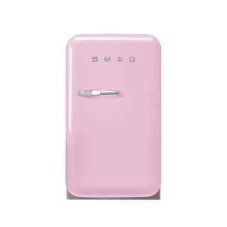 【SMEG】彩色復古迷你冰箱34L-粉紅色(FAB5RPK3TW)