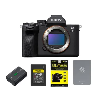 【SONY 索尼】A7RM5+CEA-G160T記憶卡+XC-A CfexA讀卡機+FZ100 原廠電池+DK鋼化貼(公司貨)