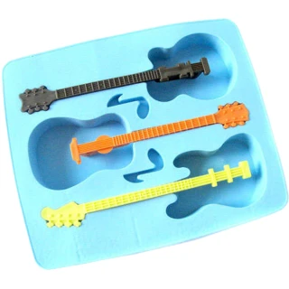【PS Mall】吉他造型三格製冰盒 冰塊盒 冰塊模具 DIY(J071)