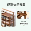 【收納部屋】2件組-免安裝竹製折疊鞋架 三層 寬50cm(收納架 層架 鞋櫃)