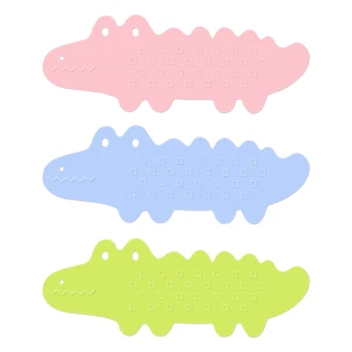 【E.dot】鱷魚造型吸盤式防滑地墊/腳踏墊