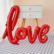 【野思】紅色 大型LOVE氣球 拍照打卡 求婚 閨密派對 生日(派對氣球)