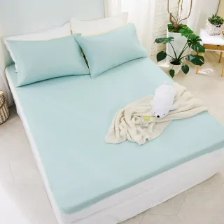 【DUYAN 竹漾】Cool-Fi 瞬間涼感6D冰涼墊 / 綠松花(加大)