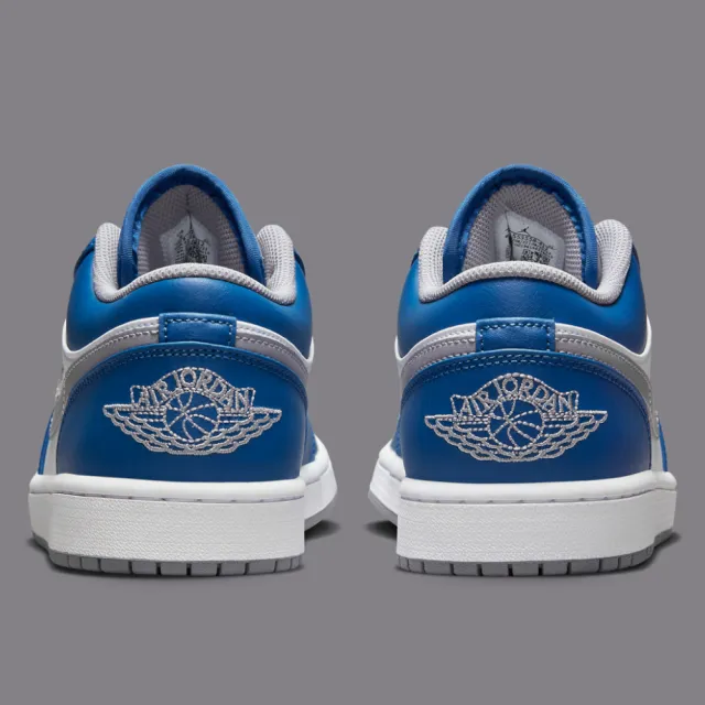 NIKE 耐吉】休閒鞋Air Jordan 1 Low True Blue 真藍白藍男鞋553558-412