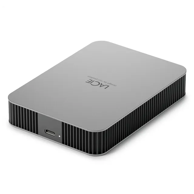 【LaCie 萊斯】Mobile Drive USB-C 5TB 外接硬碟-月光銀(STLP5000400)