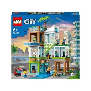 【LEGO 樂高】60365 City城市系列 公寓大樓(積木 模型 擺設)